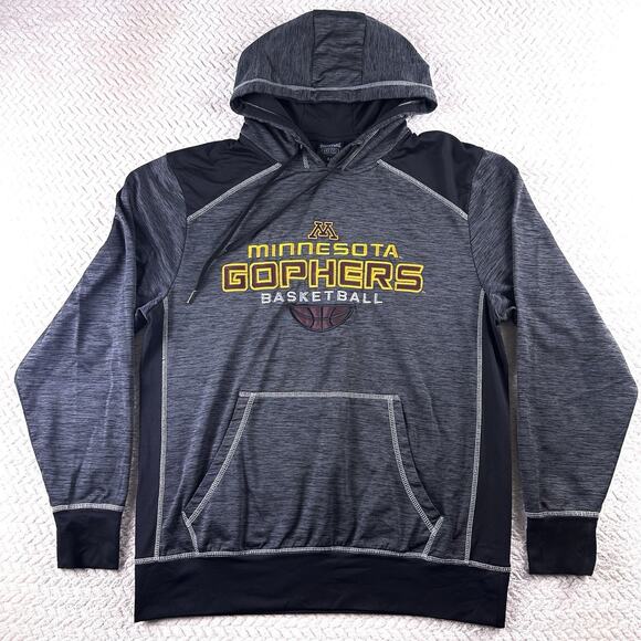 Minnesota Golden Gophers Basketball Women’s Medium Embroidered Hoodie Sweatshirt - Picture 2 of 11